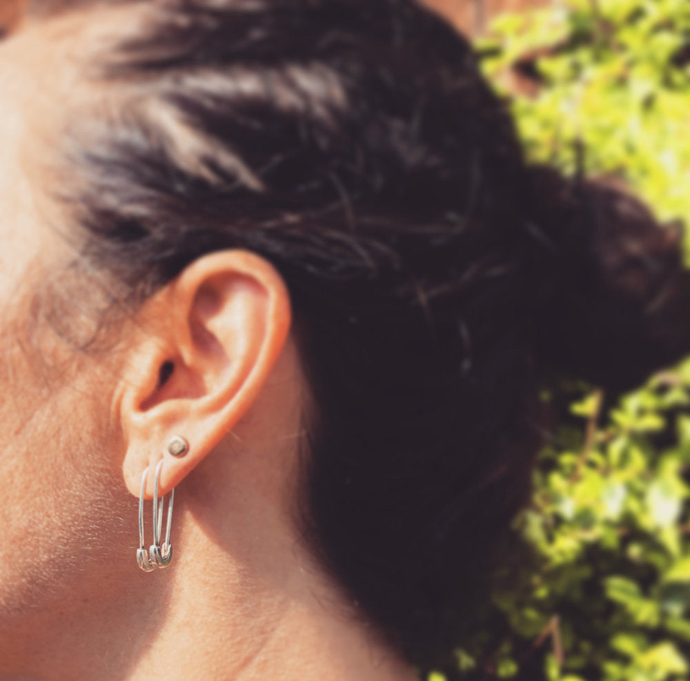 Safety Pin Earrings