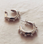 Pearl Studded Hoops